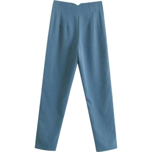 Women Trousers Athletic Pure Color Straight Female Loose sweat-absorbent Suit Pants for Outdoor Streetwear robe femme 2021