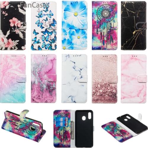 Cases For Samsung J4 Plus PU Flip Case Samsung Galaxy J4+ J6 Plus A20E A30 A40 A50 A60 A70 A750 A9 2018 M10 M20 M30 S10 5G Lite