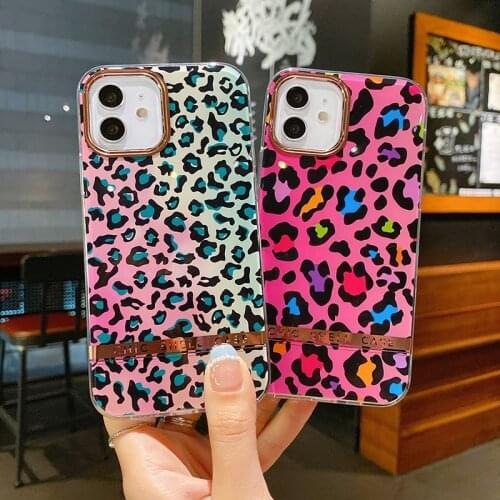 Luxury brand plating Glitter Marble leopard soft silicon Phone Case For iPhone 12 Pro Max 7 8 Plus X XS XR 11 SE 2 MiNi 10 Cover