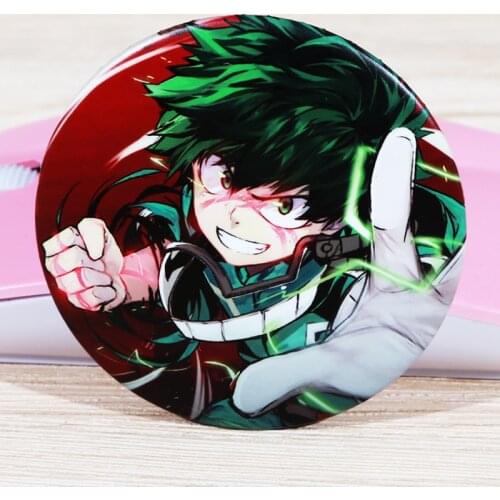 FFFPIN 5.8cm Big Brooch Cute Pin Girl Boy Anime Badge My Hero Academia Bakugo Katsuki Coin Icon Cloth Backpack Ornament Decor