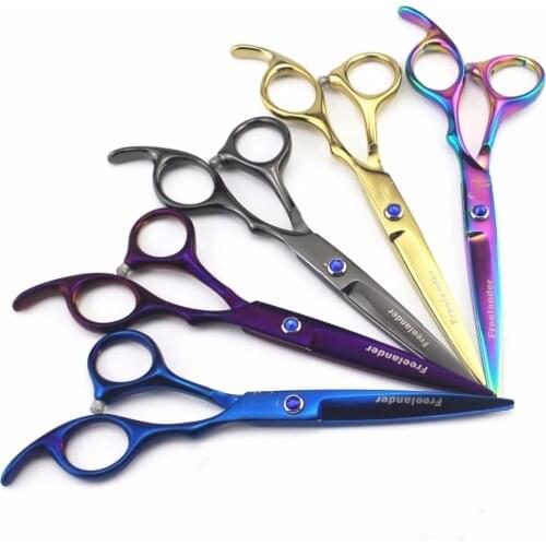 FnLune Professional 6.0 Inch Hairdressing Scissors Hairdressing Scissors Thin Shear Flat Shears Hairdressing Salon Hairstylist