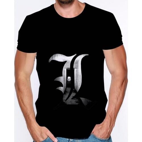 New Fashion cool 3D t shirt men/women classical anime Death Note 3D printed cotton t-shirt Harajuku casual streetwear Tee tops