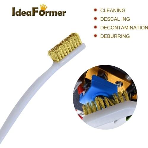 3D Printer Cleaner Tool Copper Wire Toothbrush Copper Brush For 3D Printer Nozzle/Block/Hot Bed Cleaning