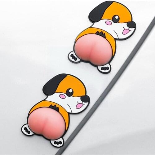 Cute Anti Chafing Car Door Protector Anti-Scratch Cute Lip Protection Butt Bumper Strip Anti-Collision Body Cartoon Decorat K7A8