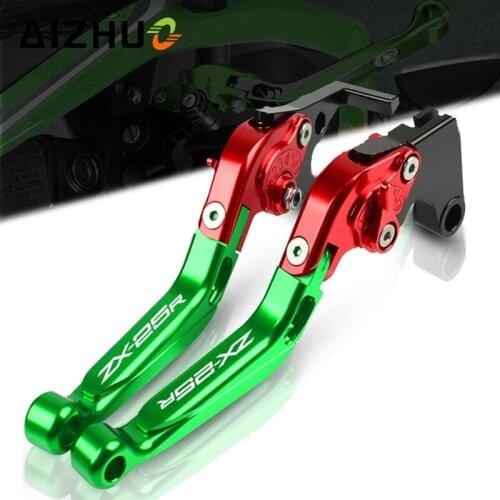 Motorcycle CNC Adjustable Folding Brake Clutch Lever FOR KAWASAKI ZX25R ZX 25R 2020 2021 Accessories With ZX-25R LOGO Handbrake