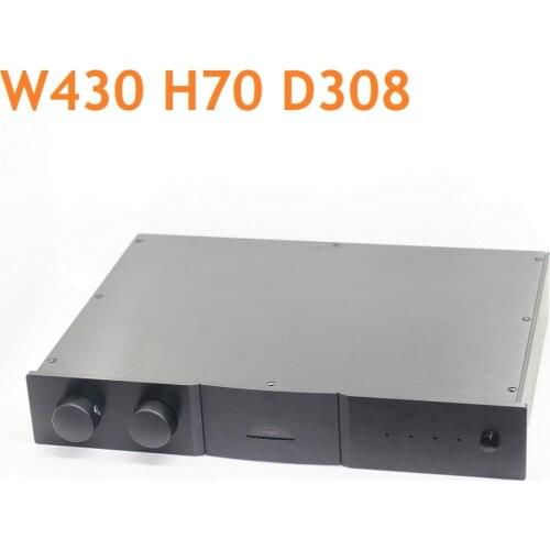 Naim All Aluminum Preamp Amplifier Chassis NAP150 NAP200 Shell DIY DAC Decoder Enclosure Preamplifier Amp Case W430