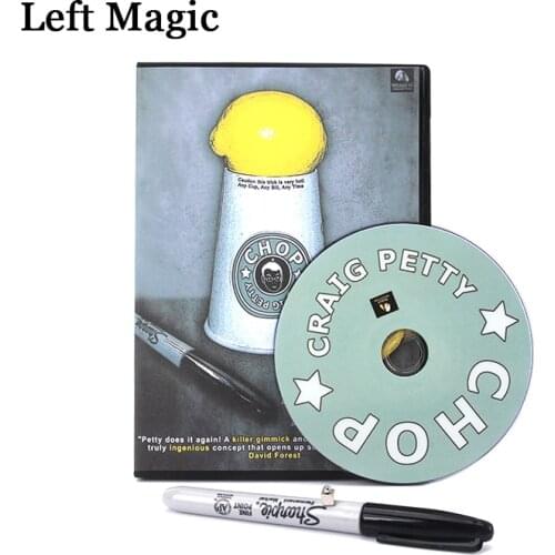 Chop (DVD+Gimmick) Magic Trick Singed Dollar To Lemo Stage Close-Up Professional Magic Professional Magician Props Accessories