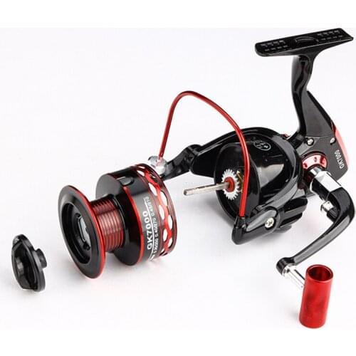 Original 1000-7000 metal front unloading spinning wheel 12+1BB bearing 4.9:1 speed than bait casting gapless fishing reel sale