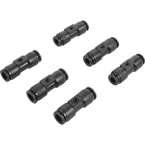 5 Pcs Plastics 3/16“ Thread Slip Lock Quick Connector Garden Irrigation Misting Atomizating System Nozzles Couplings