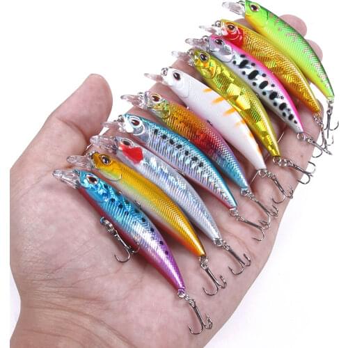Sinking Minnow Fishing Lure Laser Hard Artificial Bait 3D Eyes 6cm 4.5g Fishing Wobblers Pike Carp Bait Crankbait Minnows