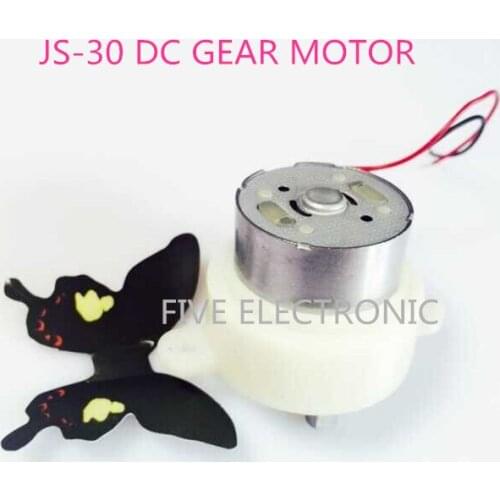 JS-30 DC GEAR MOTOR, JS30 use for Air conditioning, electric fan, advertising light boxes, display racks, arts and crafts,DIY