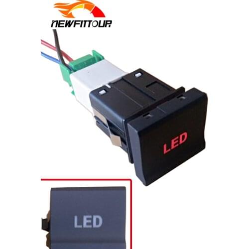 LED Light Button Switch Power Light with cable For VW polo 6C 2014 - 2018 Auto Accessories