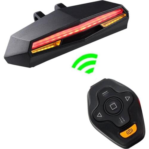 Smart Accessories Mountain Bike Taillights Remote Control Laser Turn Signal Bicycle Safety Supplies X5 Taillight Warning Lights