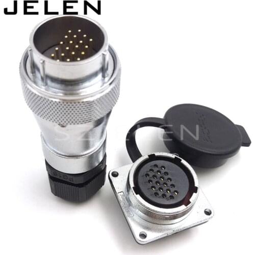 WF28 serie, waterproof connector IP67 20pin male and female connector, LED 20 pin Waterproof Power Cable Connector