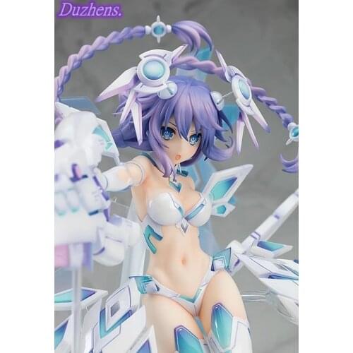 100% Original genuine Choujigen Game Neptune Purple heart PVCS Action Figure Anime Figure Model Toys Figure Collection Doll Gift