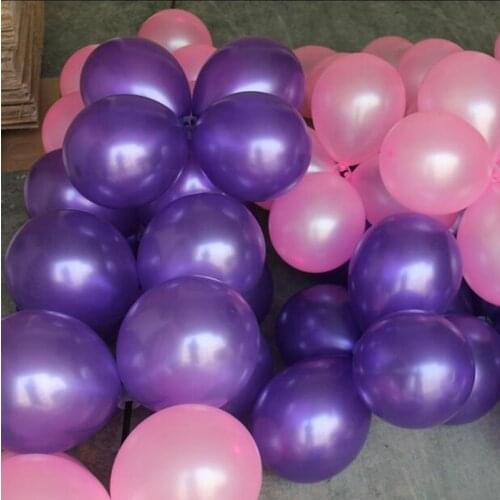 12inch 3.2g latex balloon 50 pcs Pearl Latex Helium balloons Wedding Party Birthday Balloon Multicolor color balloons