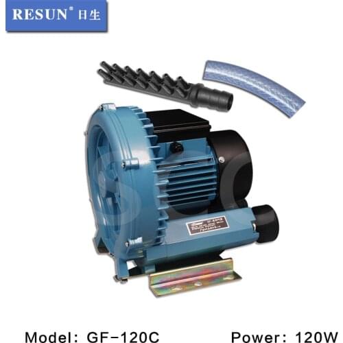120W 300L/min RESUN GF-120C GF120C Aquarium fish aquaculture blower fish tank large power pump whirlpool aerator