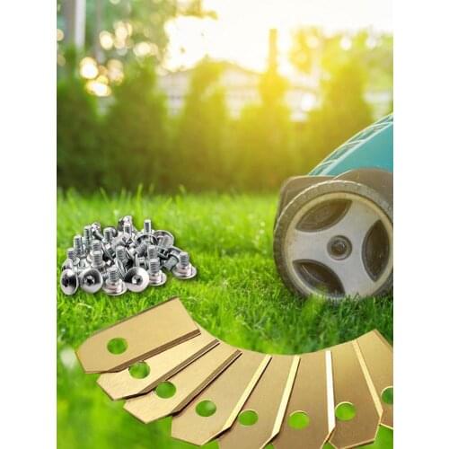 30/45 Pack Replacement Blades Trimmer Blade Lawn Mower Grass Replacement Trimmer Cutter Piece For Garden Lawn Mower Tool NEW