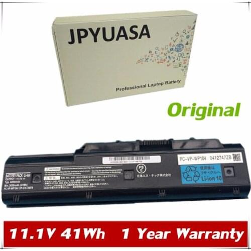 7XINbox 11.1V 4400mAh Original PC-VP-WP104 Battery For NEC WP103 WP104 PC-VP-WP103 WP127 PC-VP-WP114 OP-570-76979 OP-570-77003