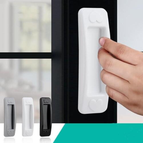 8pcs 4pcs Window Handle Window Accessories Tool Punch-free Paste Cupboard Door Handle Glass Door Handle Furniture E12034