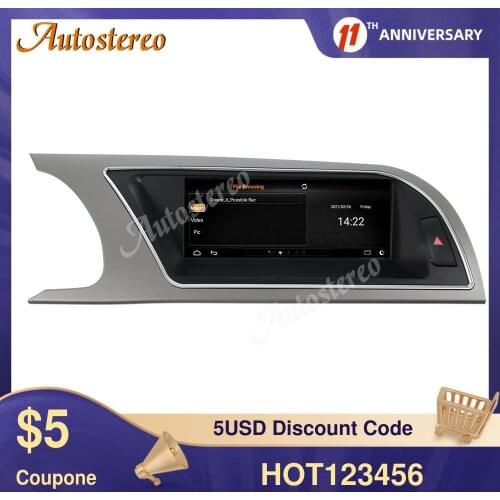 Android 10.0 8+128G For Audi A5 2009-2015 Car GPS Navigation Multimedia Player Auto Stereo Head Unit Radio Tape Recorder Carplay