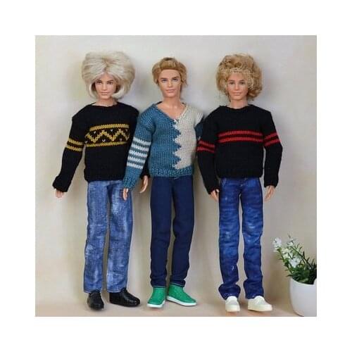 Free shipping clothes Outfit Casual Wear shirt Clothes and pants for boy firend for doll ken