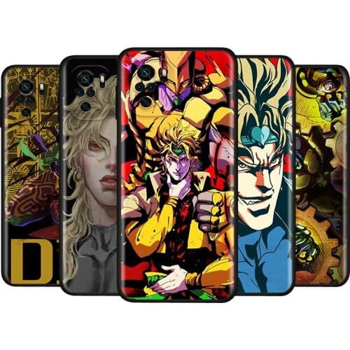 Anime JoJo Dio Brando Silicone Cover For Xiaomi Redmi Note 10S 10 9 9S 9T 8T 8 7 6 5 Pro Max 5A 4X 4 5G Soft Phone Case