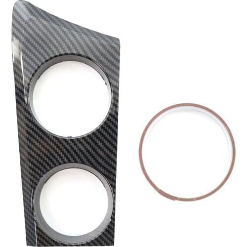 Carbon Fiber Cup Holder Car Replacement Supplies for BMW E87 1 Series E81 E82 Centre Console Bottles Mobile Phone Black Left