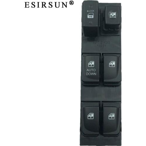 ESIRSUN Electric Power Left Front Window Glass Master Switch Fit For Hyundai Elantra 2007 2008 2009 2010 ,93570-2H110