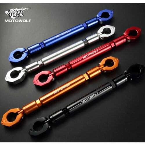 MOTOWOLF Universal Motorcycle/Scooter/Sport-bike/Cycle Reinforced Crossbar Motor Phone/GPS/Spotlight/Headlights Mounting Bracket