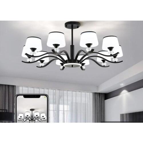 Scandinavian chandelier living room postmodern dining room bedroom lamps atmosphere simple creative household light luxury dustp