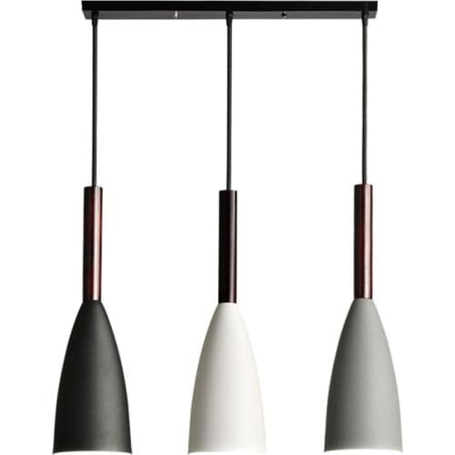 Modern LED Pendant Light Fixtures Iron Hanging Lamp Bedroom Living Room Luminaire Suspendu Home Lighting Nordic Hanglamp