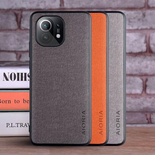 Ultra Thin Fabric Matte Feeling Case for Xiaomi Mi 11 Mi11 Xiaomi11 Xiaomimi11 Protective Phone Bag Cover Capa Fundas