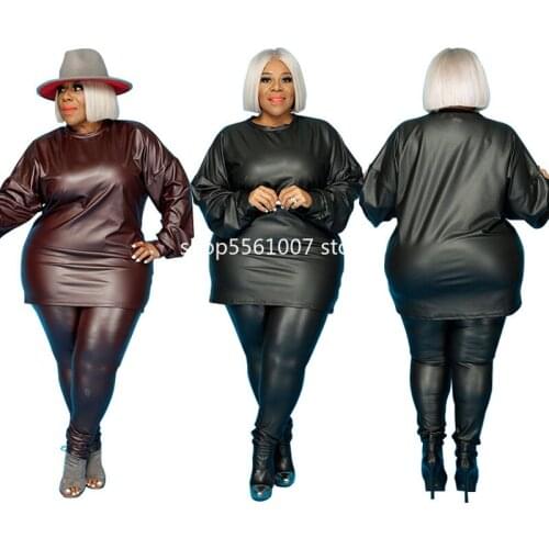 XL-5XL Summer Fashion African Women O-neck Long Sleeve Two Pieces Sets Plus Size Women Suit Women Clothes