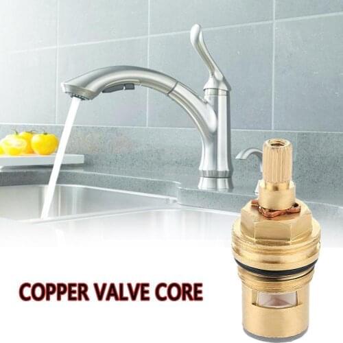 1/2" Replacement Brass Ceramic Disc Tap Quarter Teeth Turn Bathroom Kba501 Accessory Faucet Gland Cartridges Insert 2 W1K0