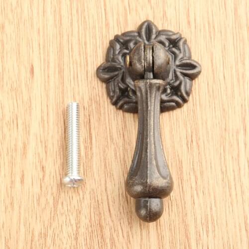 1pc 60*30mm Drawer Handle Single Hole Handle Desk Jewelry Box Pulls Handle Wardrobe Knobs