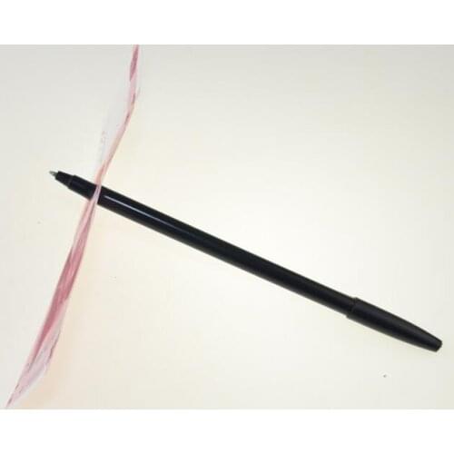 1pc Pen Penetration/ Pen Through Bill Magic Tricks Close Up Illusion Gimmick Props Magica Pen