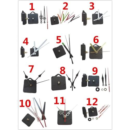 10pcs Wholesales 18.5mm DIY Quartz Clock Movement Kit Spindle Mechanism shaft Classic Hanging Watch Repair Replacement