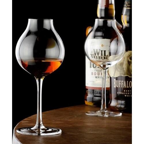 1920s Professional Blenders Whiskey Copita Nosing GlassTulip Bud Whisky Crystal XO Chivas Regal Goblet Cup Wine Tasting Glasses