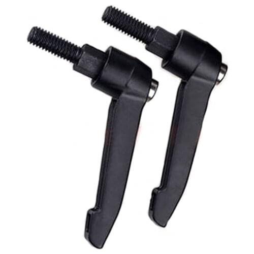 3pcs/LOT M12 x 80mm Thread Black 12mm Thread Diameter 80mm Thread Length Machinery Knob Adjustable Handle Clamping Handles