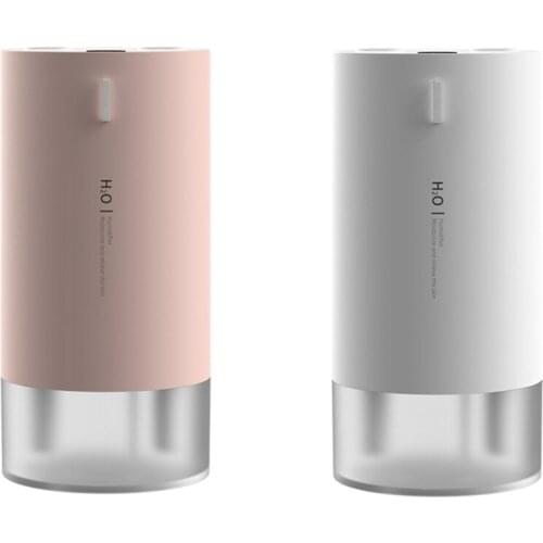 430ML Mini Double Spray Humidifier Car Digital Air Humidifier Night Light USB Charging Humidificadores
