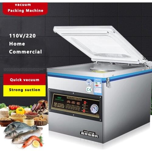 Automatic Food Vacuum Machine Sealing Machine Wet and Dry Commercial Packaging Machine Vegetable Fruit and Meat Sealing Machine
