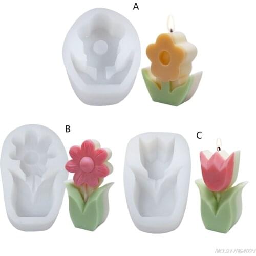Free Shipping Flowers Epoxy Resin Mold Ornaments Casting Silicone Mould DIY Crafts Aromatherapy Plaster Casting Tools wholesales