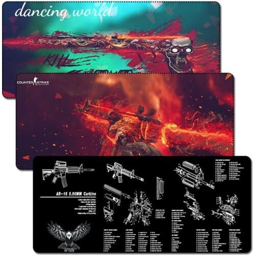 CSGO Large Game Mouse Pad Mat Laptop Gaming Mousepad XL Anti-slip Rubber Grande Gamer Mouse Pad Fashion Office Desk Computer Pad