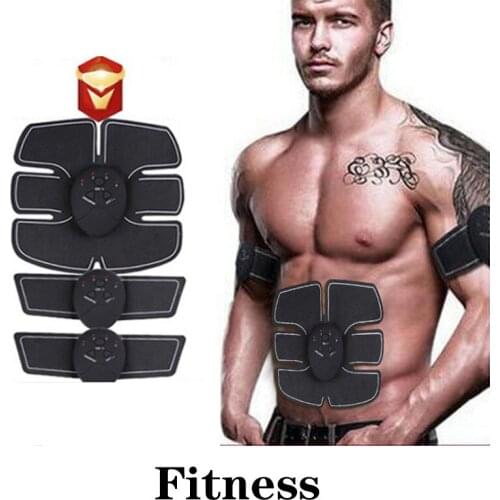 EMS Abdominal Muscle Electric Pulse Treatment Massager Trainer Stimulator Home Fitness Abdominal Muscle Sports Training Machine