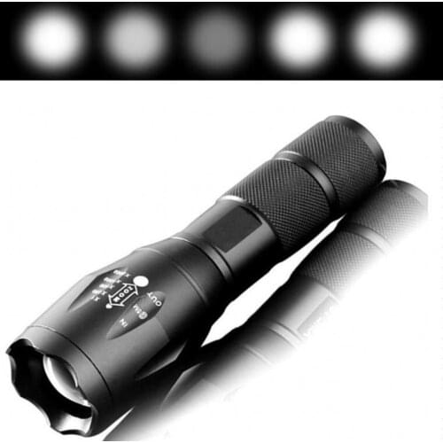 LED Rechargeable Flashlight Abay XML T6 linterna torch 18650 Battery 5 Modes Waterproof Outdoor Camping Powerful Led Flashlight