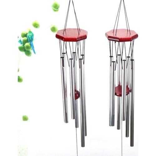 Solid Wood Retro Wind Chime Bell Outdoor Garden Courtyard Hallway Car Ornament WindChime dream catcher room decoration roomdecor