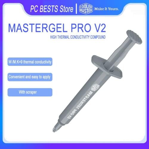 Cooler Master MASTERGELPRO V2 W/m.k=9 Compound Heat Conduction and Silicon Grease CPU Notebook Computer Cooling