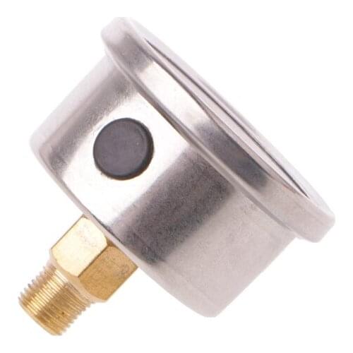 Fuel Pressure Regulator Gauge 0-160 Psi / Bar Liquid Fill Chrome Fuel Oil Gauge Wholesale