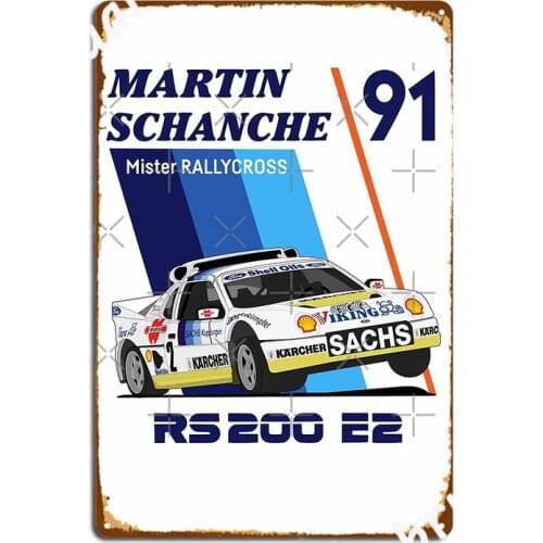Martins Schanche 1991 Metal Sign Wall Decor Kitchen Customize Club Home Tin Sign Poster